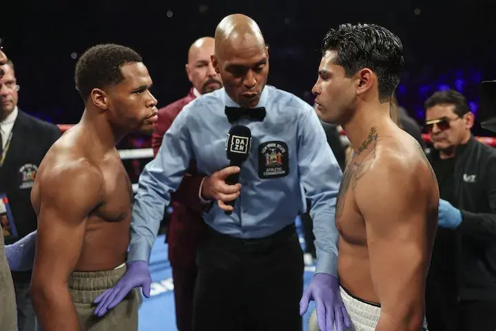 Ryan Garcia Devin Haneyfaceoff Cris
