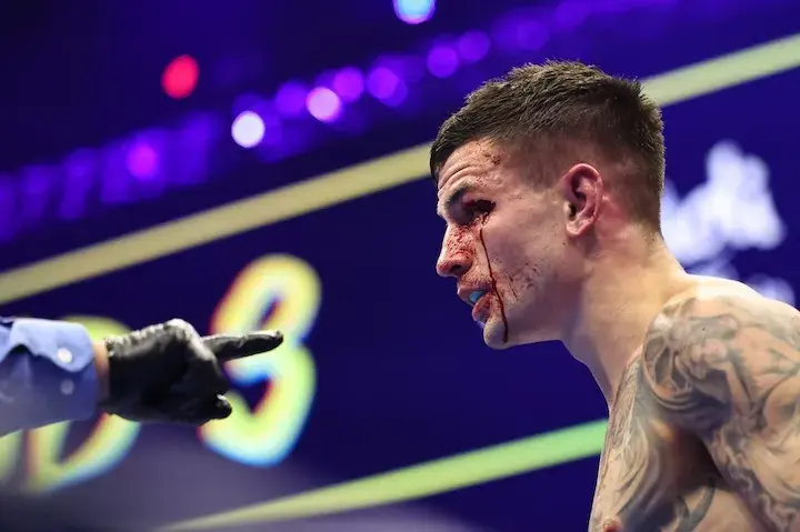 Sam Noakes during the 2025 thriller with Abdullah Mason