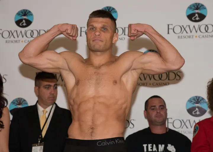 Sergiy Derevyanchenko Weigh In Williams Paul Premier Boxing Champions