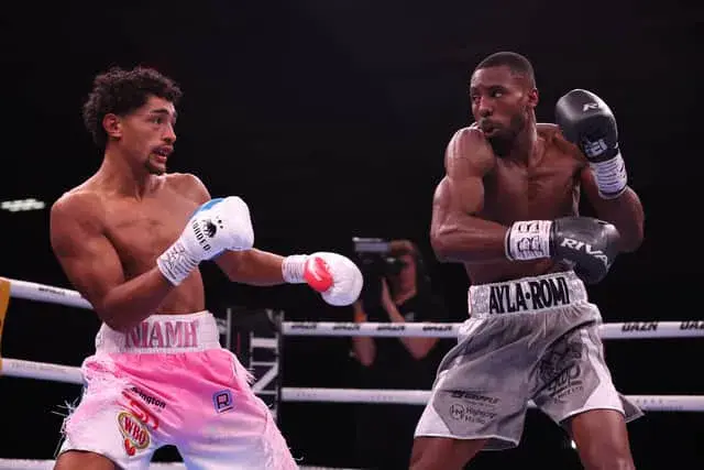 Shakiel Thompson (right) and River Wilson-Bent