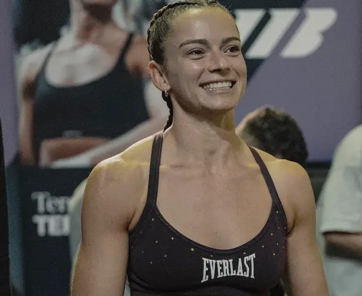 Skye Nicolson backstage for her fight against Mariah Turner. (April 29, 2026)