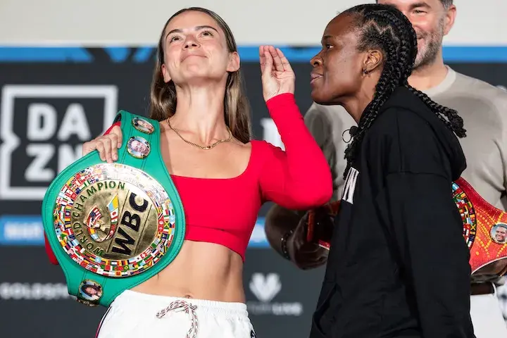 Skye Nicolson Tiara Brown Photo: Matchroom Boxing