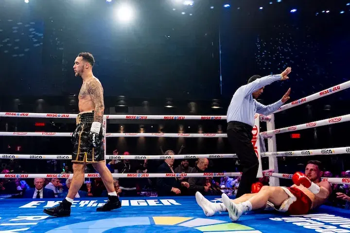 Steven Butler knocks out Ramadan Hiseni. (March 5, 2026)
