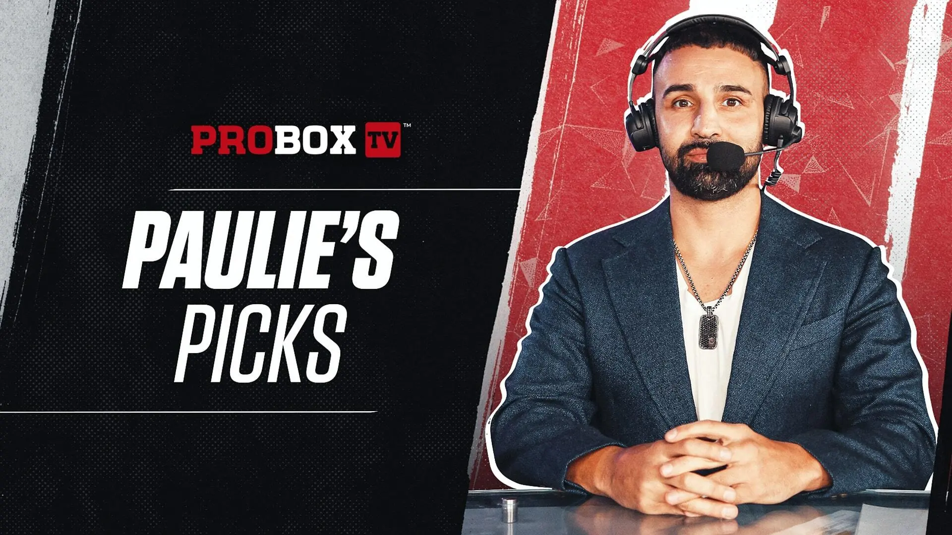 The retired world champion Paulie Malignaggi is one of the analysts on BoxingScene Today via ProBox TV