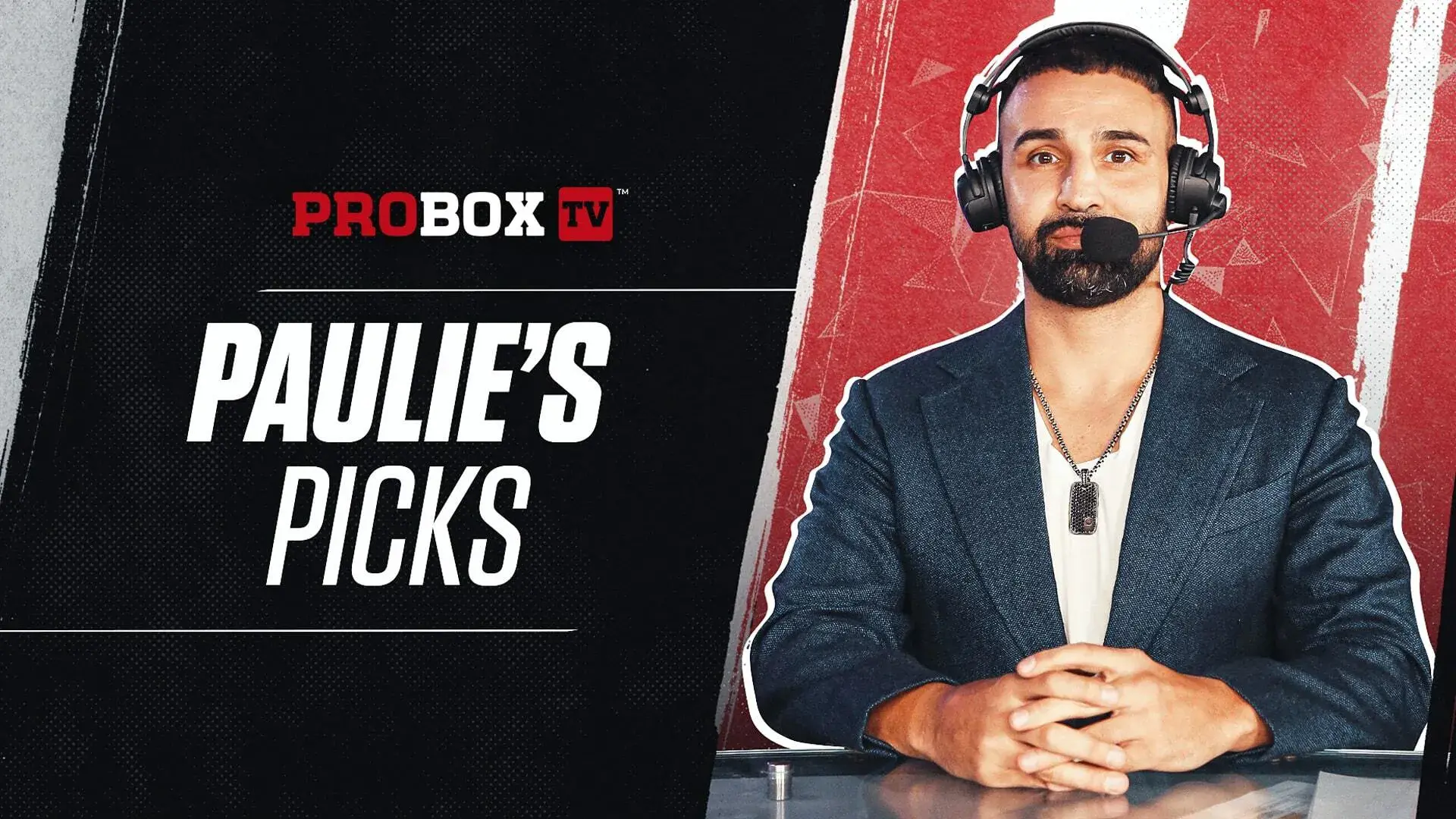 The retired world champion Paulie Malignaggi is one of the analysts on BoxingScene Today via ProBox TV