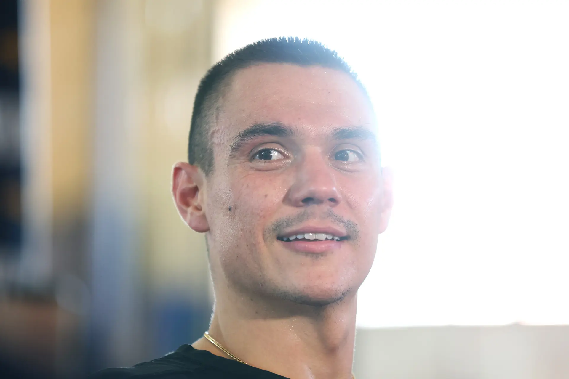 Tim Tszyu at his media workout before his fight with Denis Nurja. (March 26, 2026)