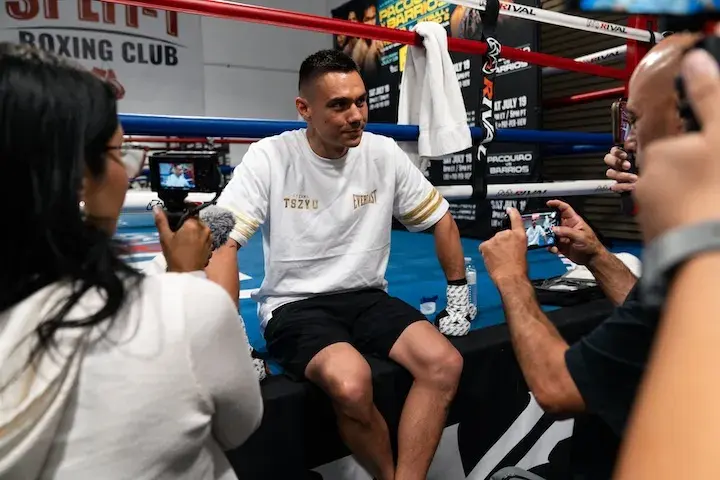 Tim Tszyu media workout 071025