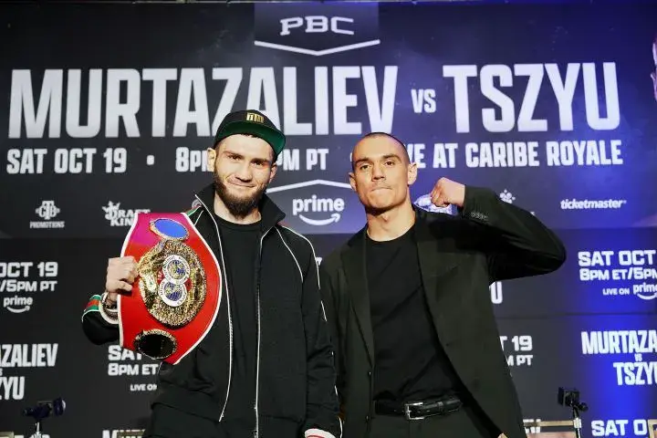 Tszyu Murtazaliev Weigh In