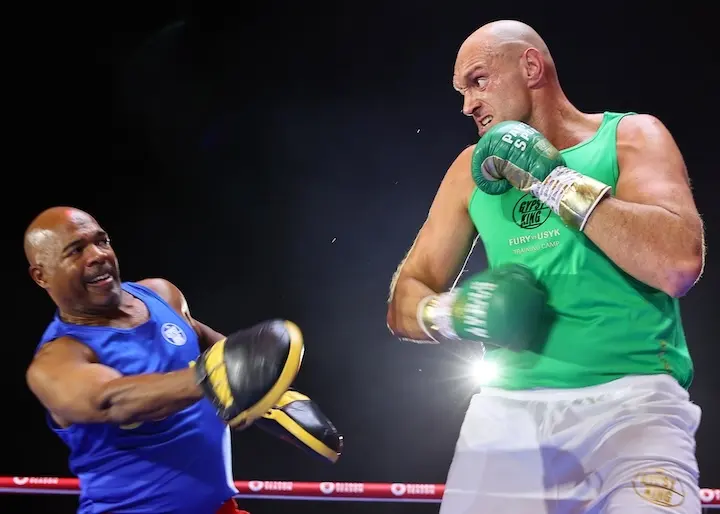 Sparring partner: ‘Tyson Fury’s stronger and more explosive this time’