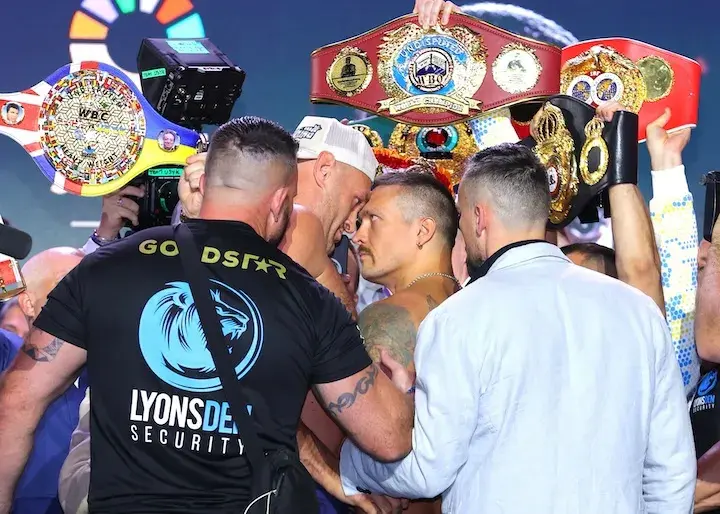 Tyson Fury Vs Oleksandr Usyk