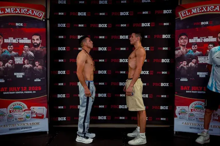 Vladimir Hernandez Francisco Veron WeighIn 07112025