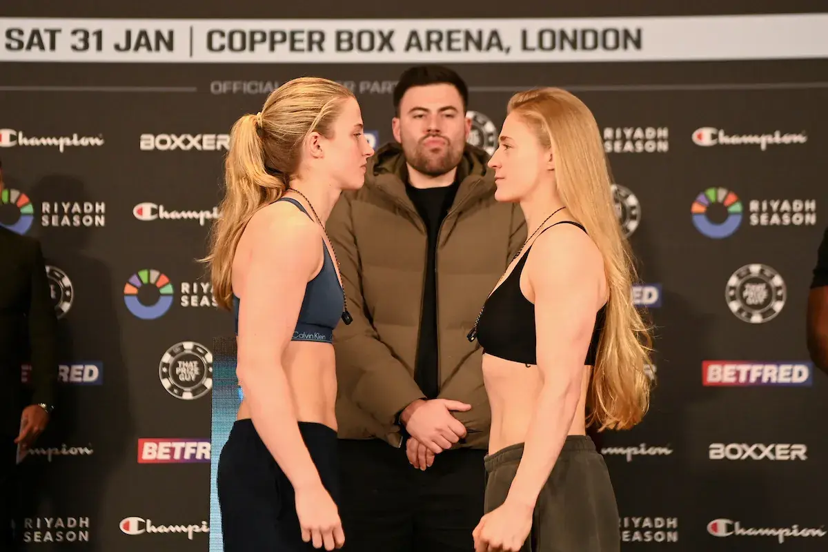 Fran Hennessy and Ellie Bouttell make weight