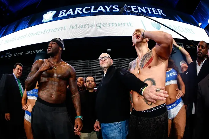 Wilder Vs Szpilka Weigh In