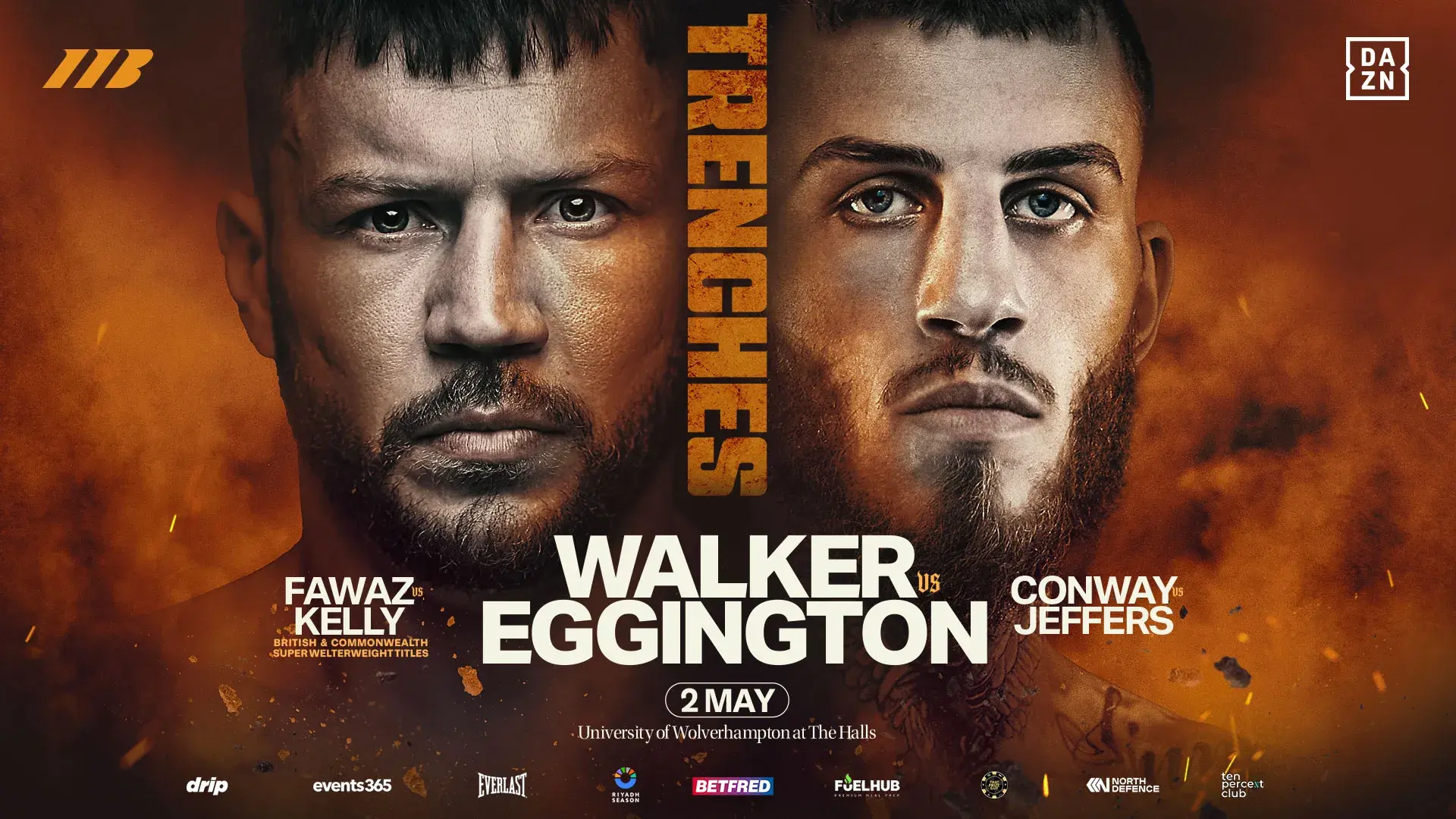 Conah Walker meets Sam Eggington in a Midlands derby