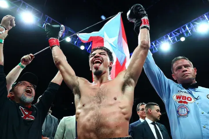 Xander Zayas after defeating Abass Baraou on January 31, 2026