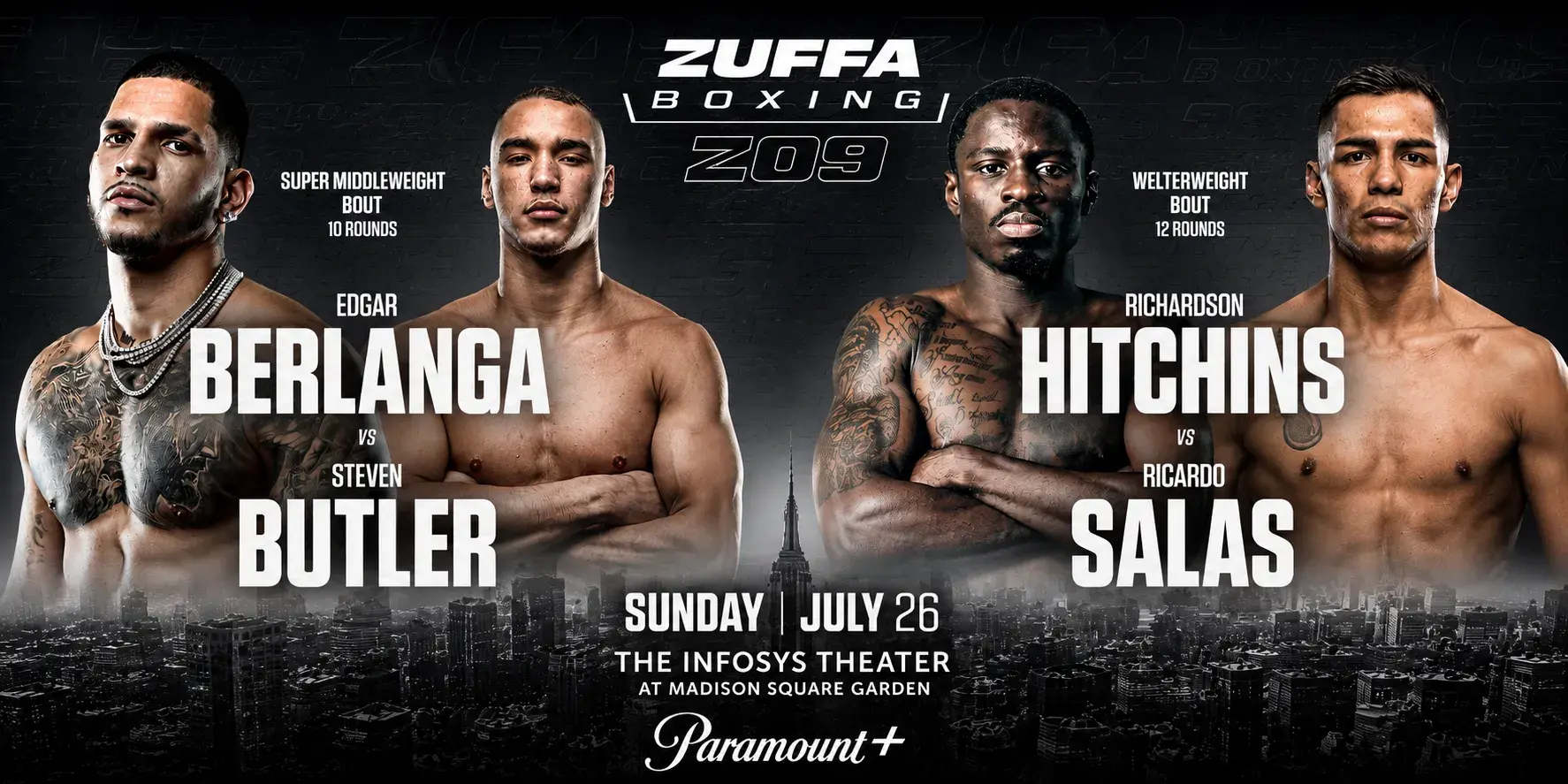 Edgar Berlanga and Richardson Hitchins will box in The Theater at MSG