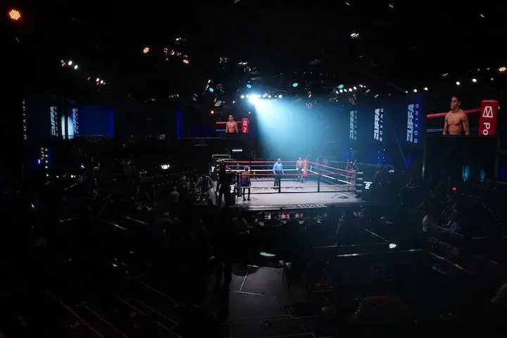An image from the first Zuffa Boxing event on January 23, 2026.