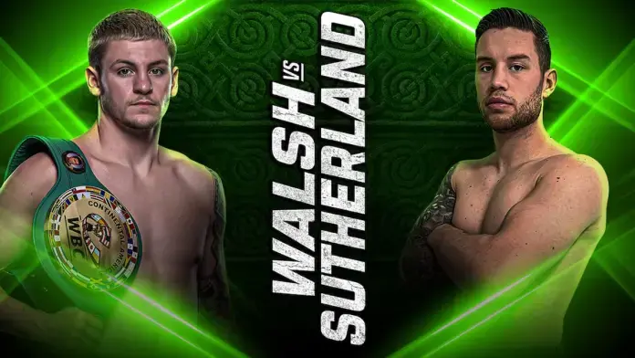 callum walsh dean sutherland 2025 fight poster