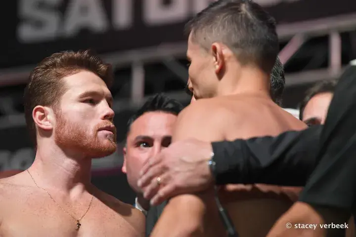 Canelo Golovkin Rematch Weights
