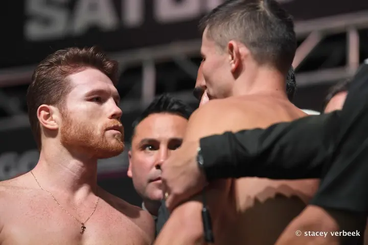 Canelo Golovkin Rematch Weights