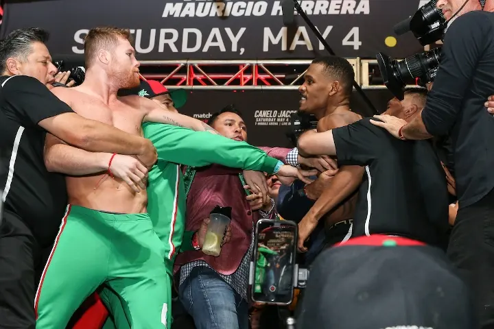 Canelo Jacobs Weights