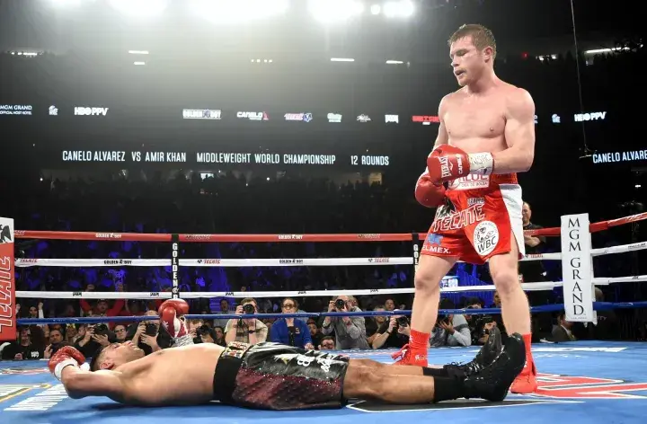 Canelo Khan Fight