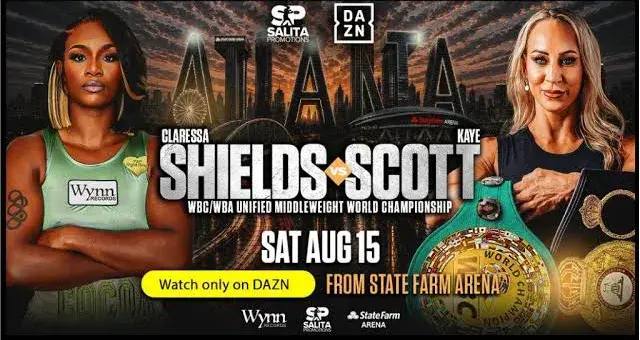 Claressa Shields vs. Kaye Scott Poster
