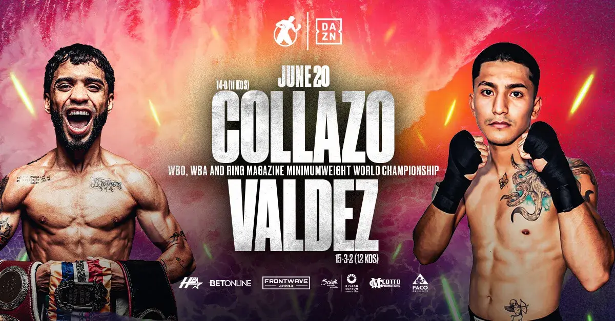 Luis Collazo vs. Neider Valdez poster