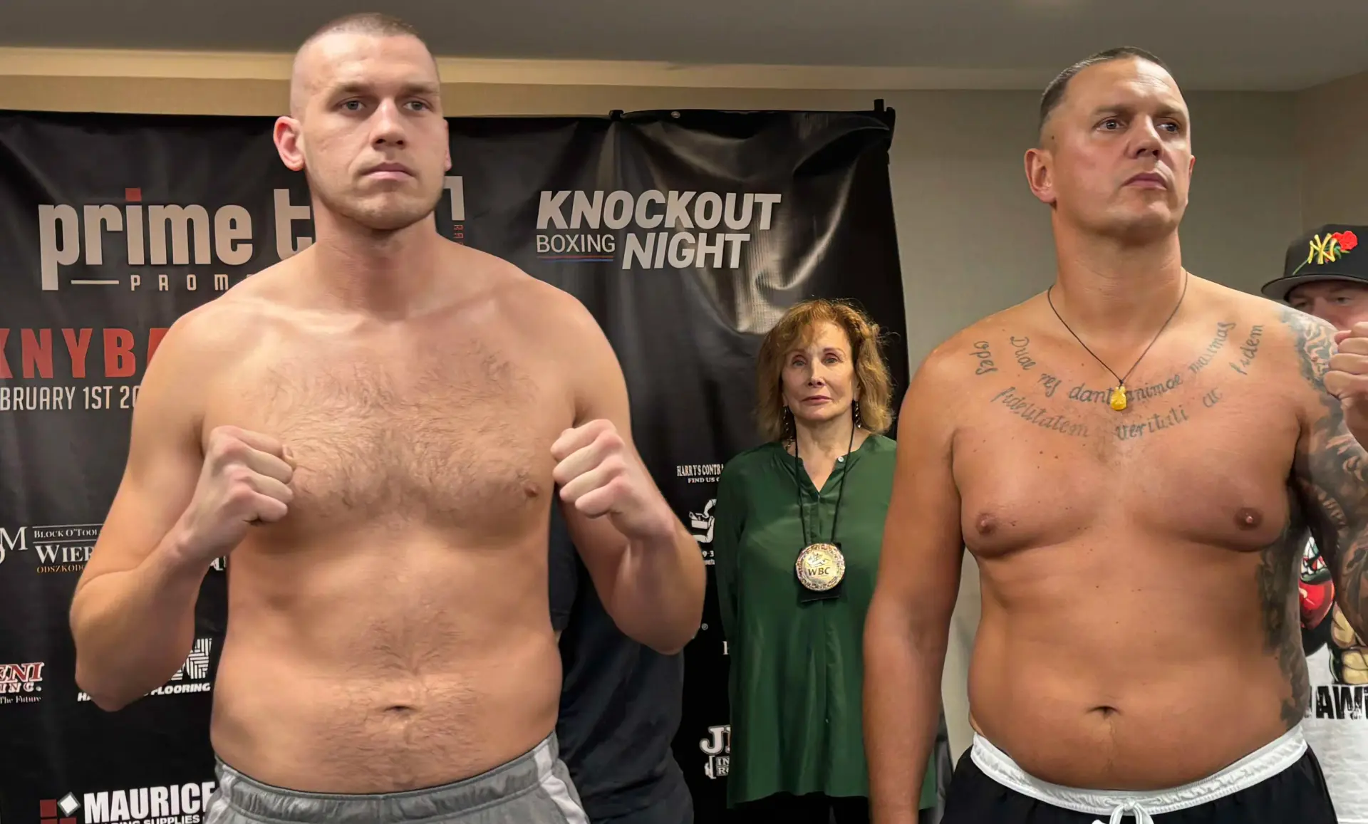 Damian Knyba (L) and Andrzej Wawrzyk (R).