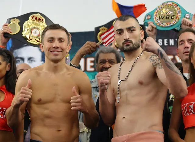 Golovkin Martirosyan Weights