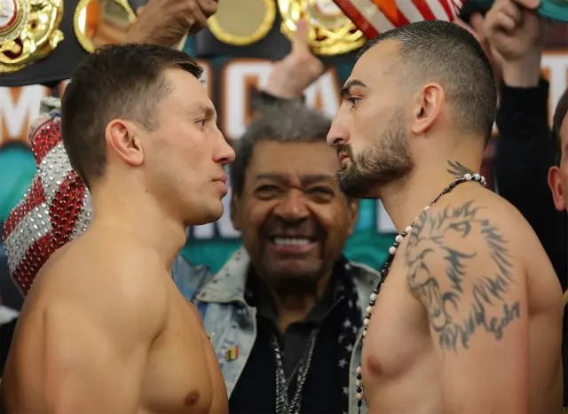Golovkin Martirosyan Weights