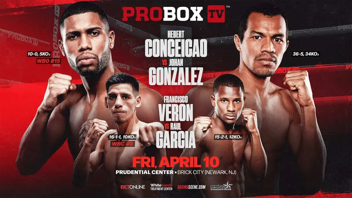 Fight art for Hebert Conceicao vs. Johan Gonzalez. 