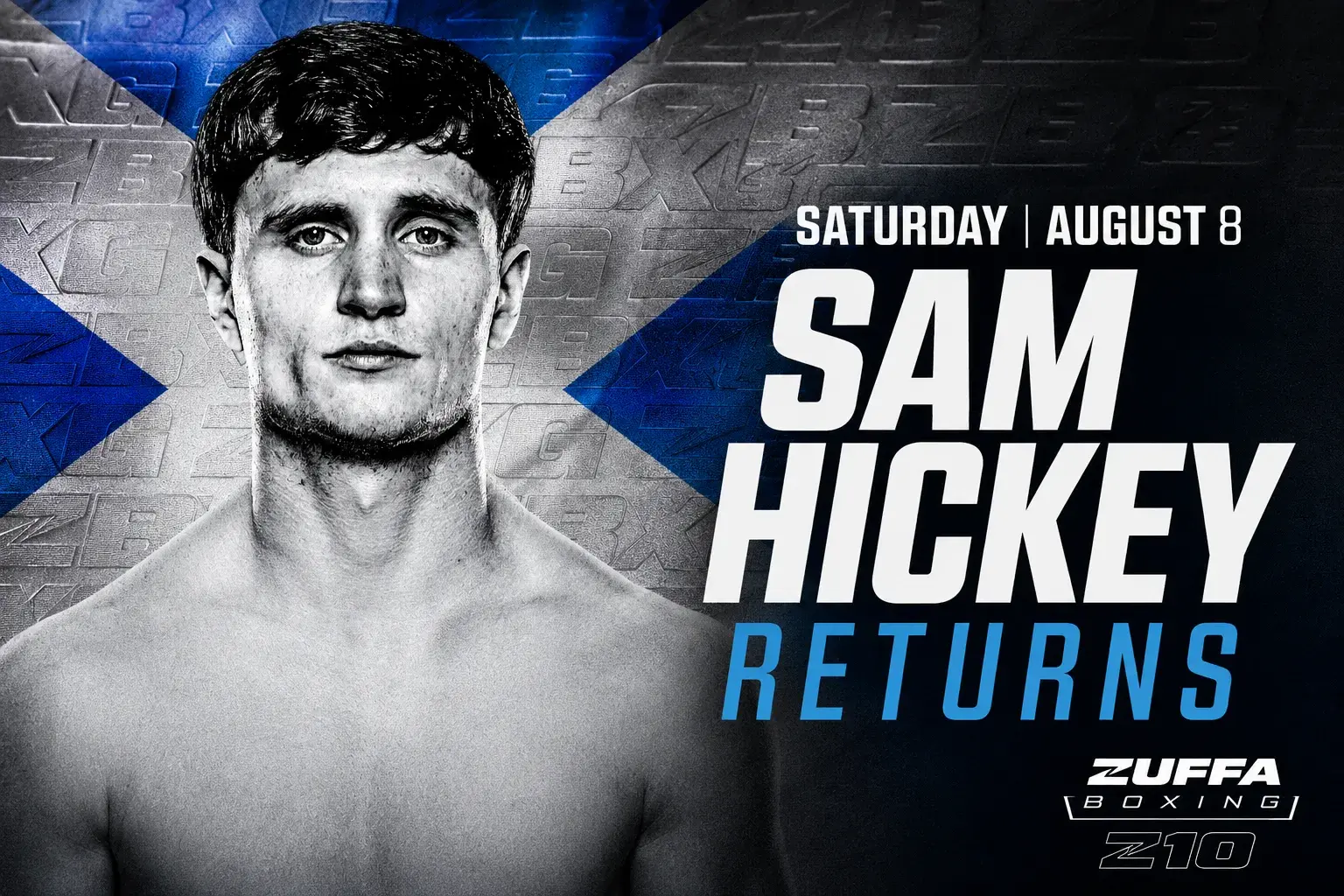 Sam Hickey has his second Zuffa Boxing outing in August