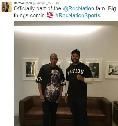 Darmani Rock Inks Promotional With Roc Nation Sports
