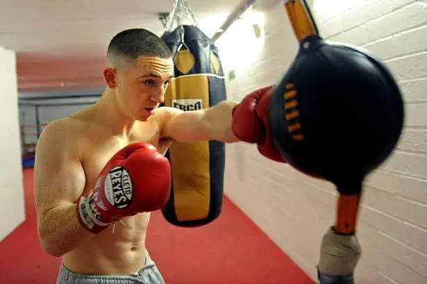 James "Jazza" Dickens in the gym