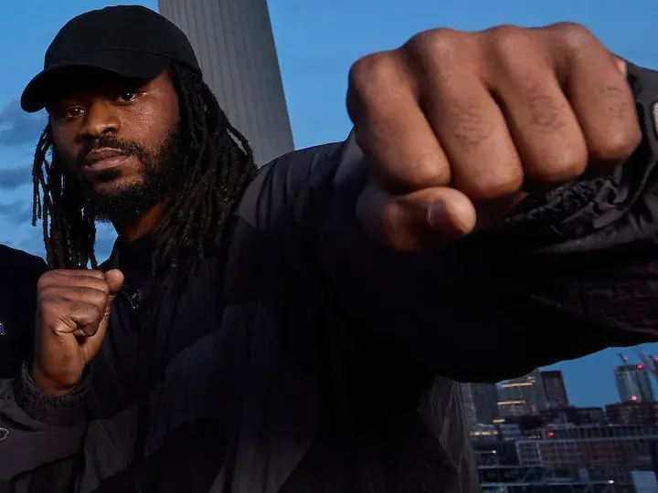 Jermaine Franklin strikes a pose during an undisclosed moment in 2023.