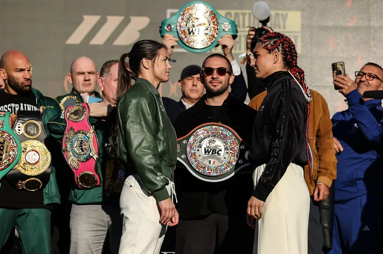 Katie Ttaylor-Flora Pili weigh-in, September 4, 2026