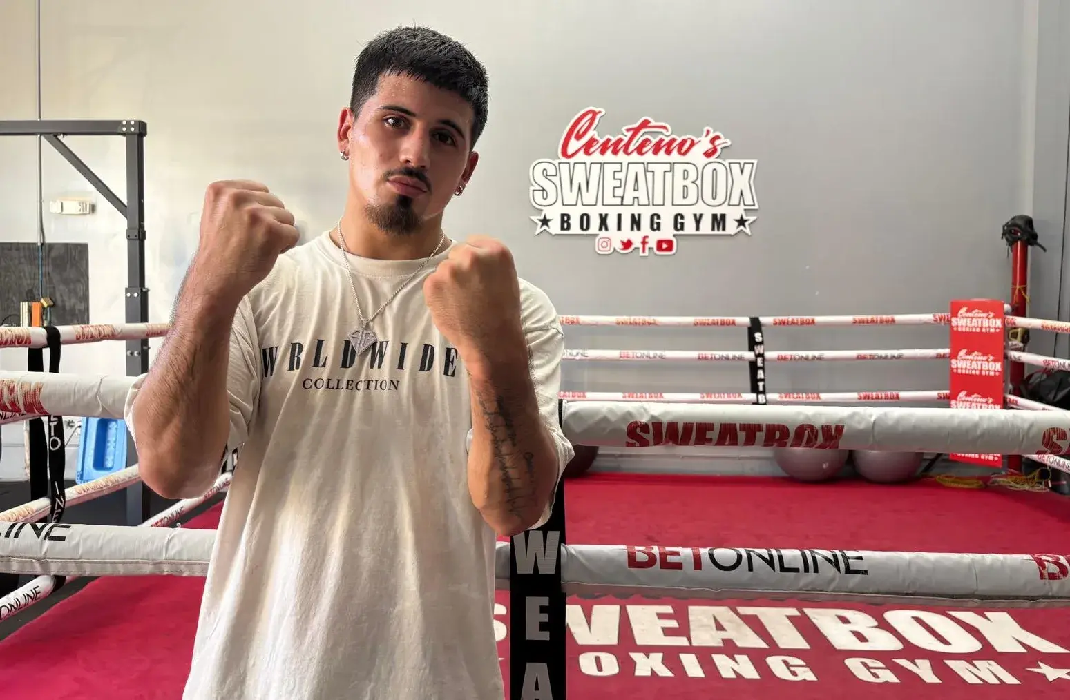 Kid Kansas Alan Garcia at Sweatbox Gym