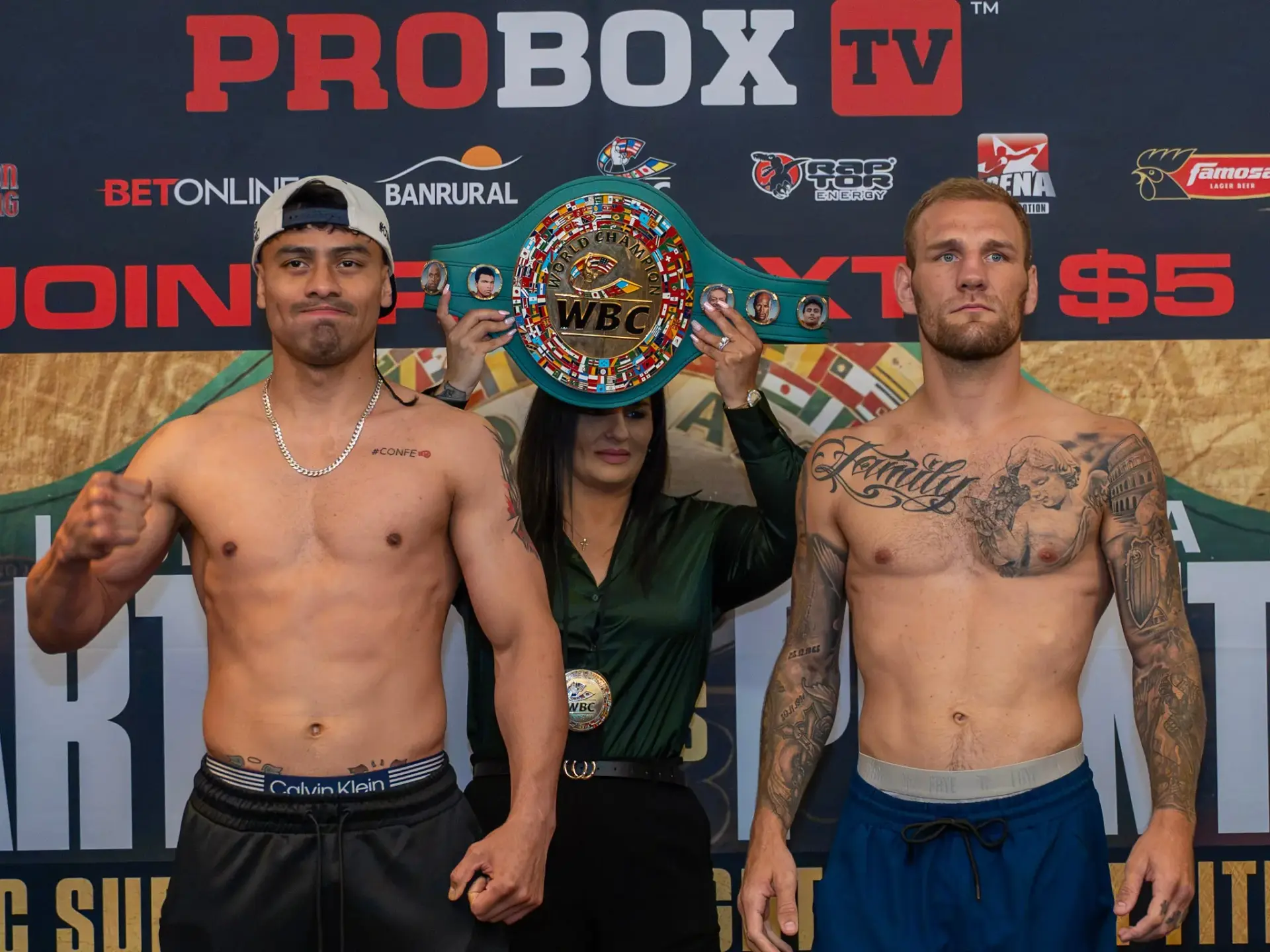 Lester Martinez and Luka Plantic Weigh-in, August 28, 2026