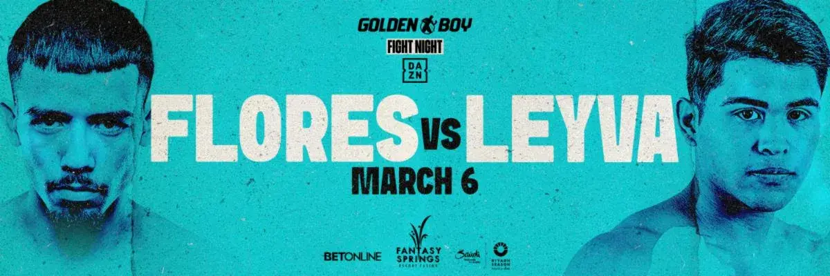 manuel flores jorge leyva 2025 fight poster