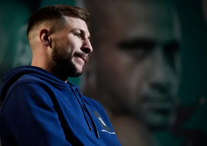 Boxing left Maxi Hughes’ mind when he heard about his trainer’s heart attack