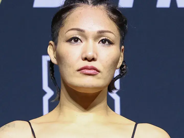 Miyo Yoshida weighs in for a fight
