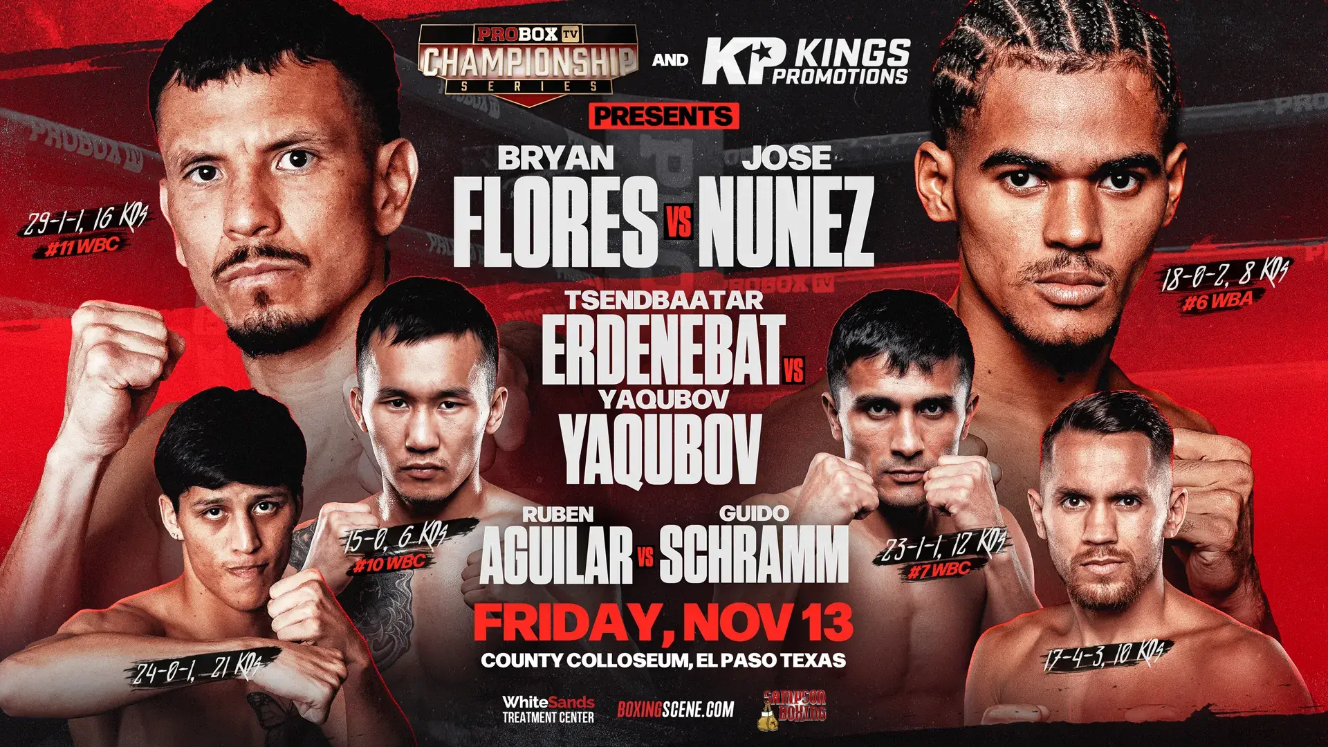 Bryan Flores vs. Jose Nunez Graphic