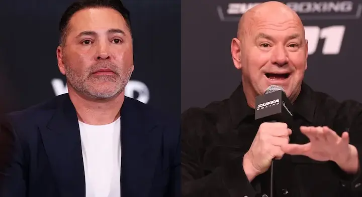 Oscar De La Hoya is the latest promoter to have an issue with Dana White