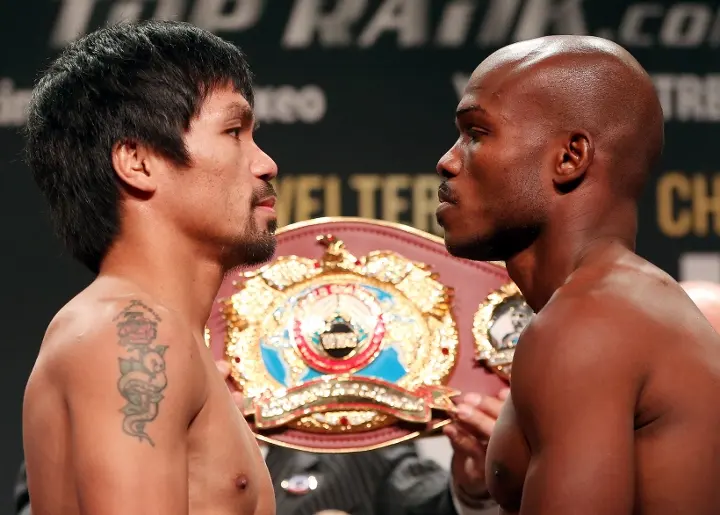 Pacquiao Bradley Weigh In
