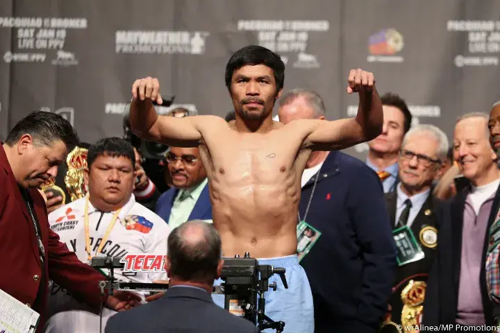 Pacquiao Broner Weights