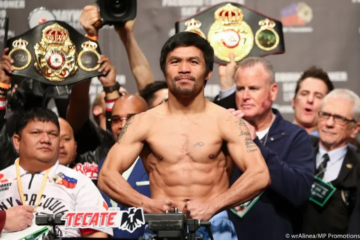 Pacquiao Broner Weights