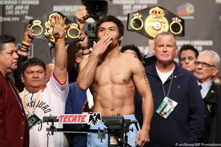 Pacquiao Broner Weights