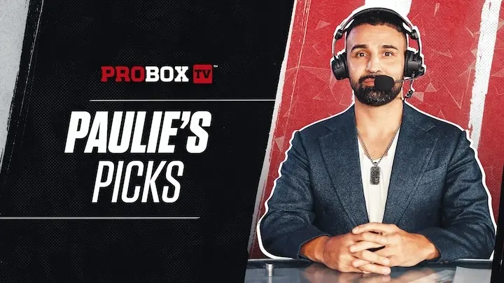 The retired world champion Paulie Malignaggi is one of the analysts on BoxingScene Today via ProBox TV
