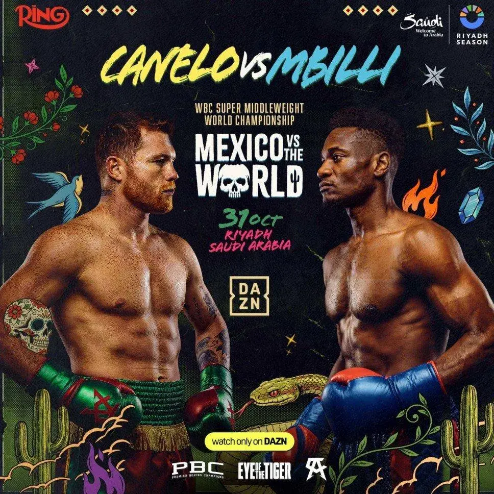 Saul Alvarez-Christian Mbilli artwork